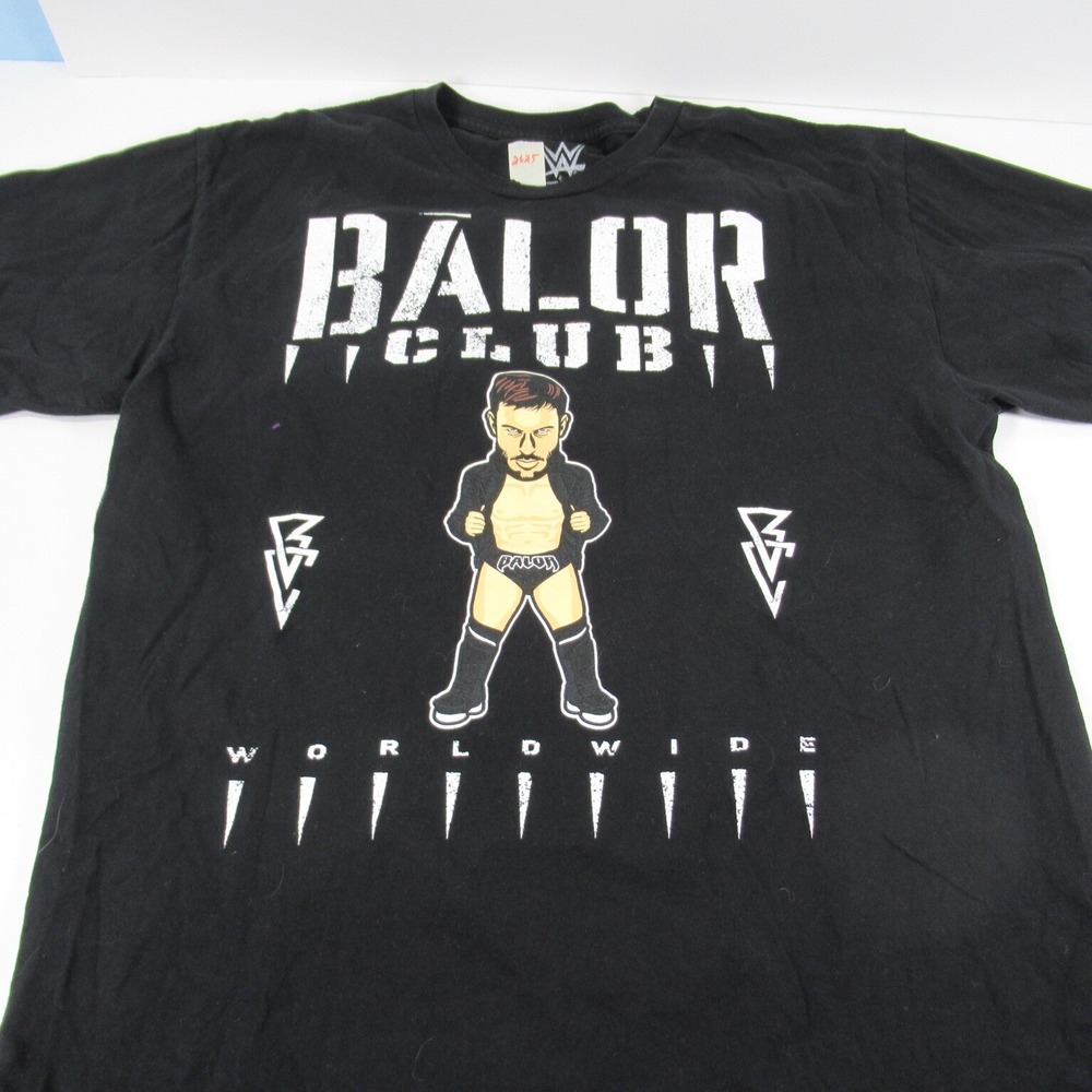 WWE‎ Finn Balor Club Worldwide T-Shirt Black Size Large